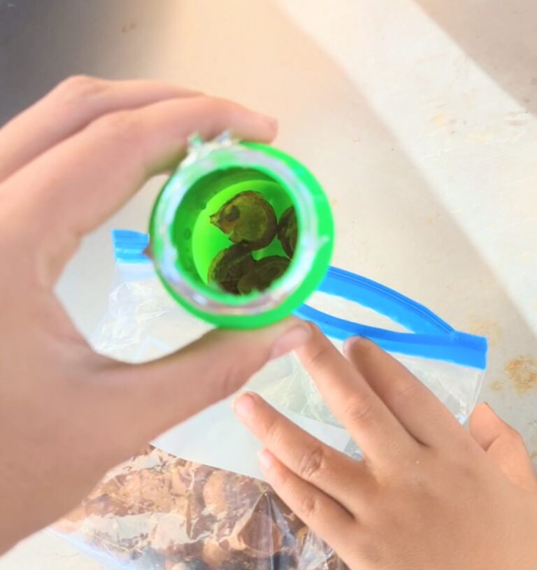 シャボン玉実験
