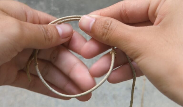 輪っかを作る