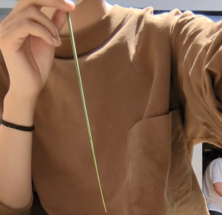 ヨシの草笛